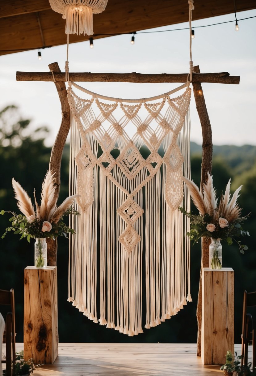 Bohemian Macrame Backdrop