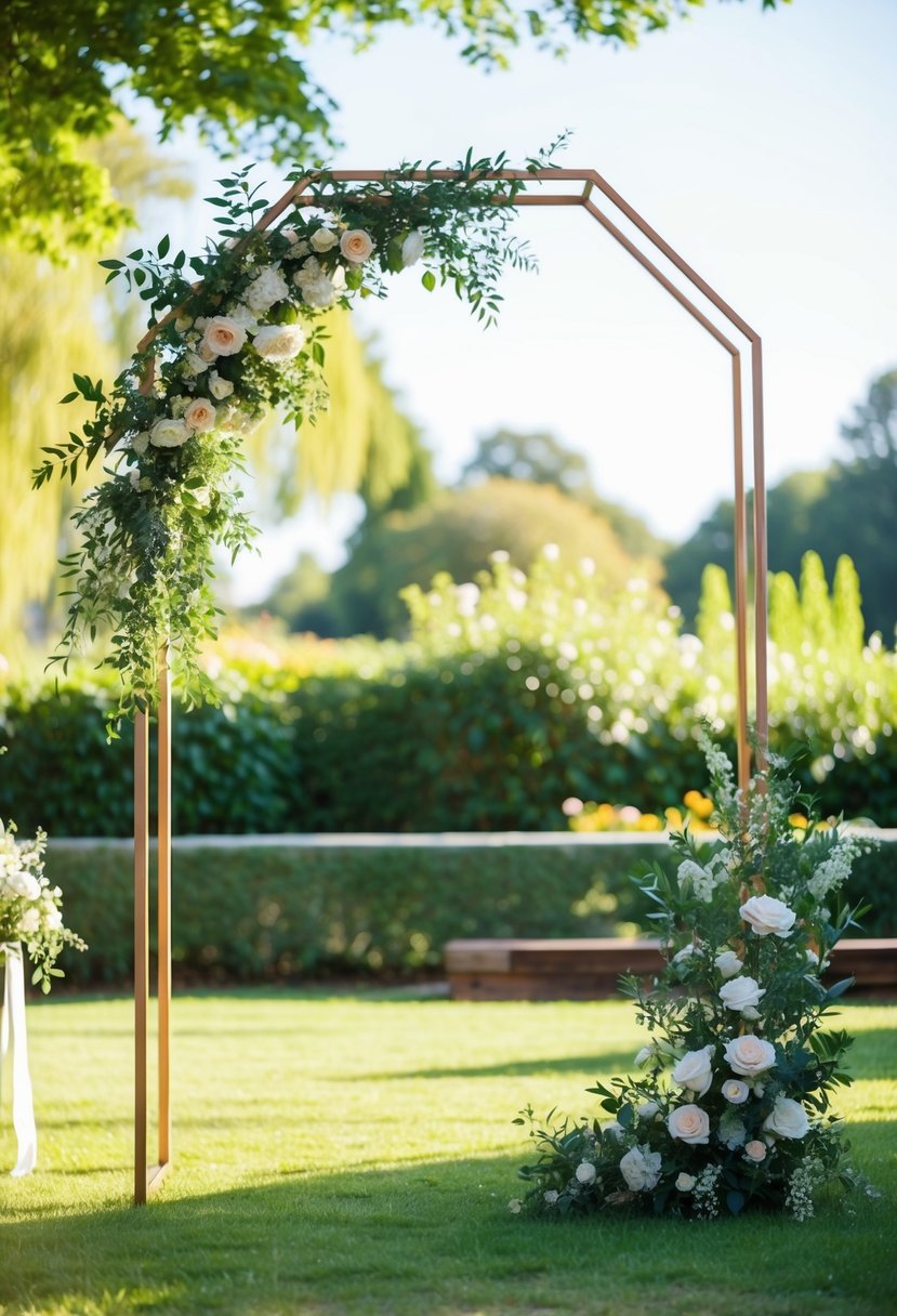 Geometric Copper Arch