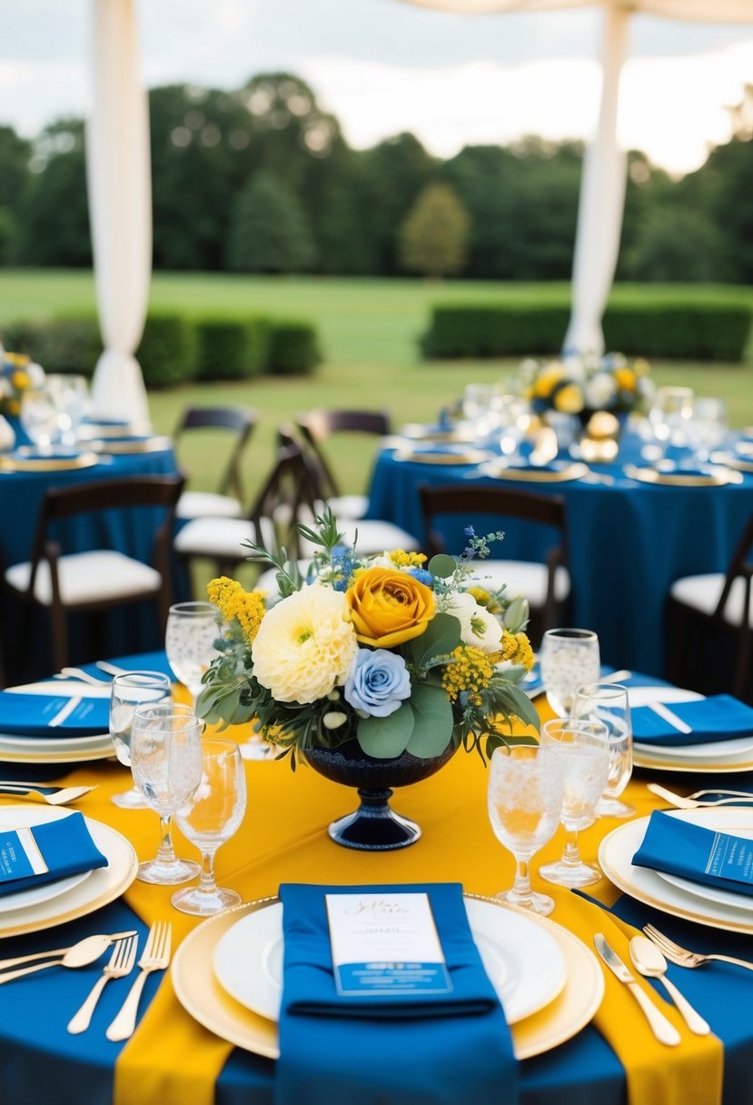 Mustard and Sapphire