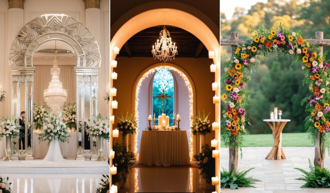 wedding alter designs