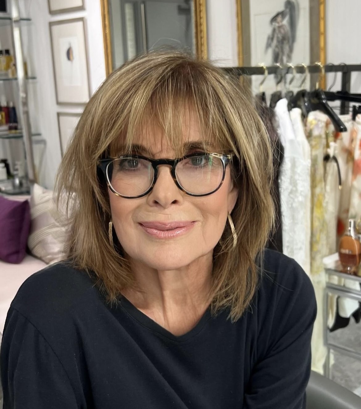 Short Shaggy Hairstyle with Bangs