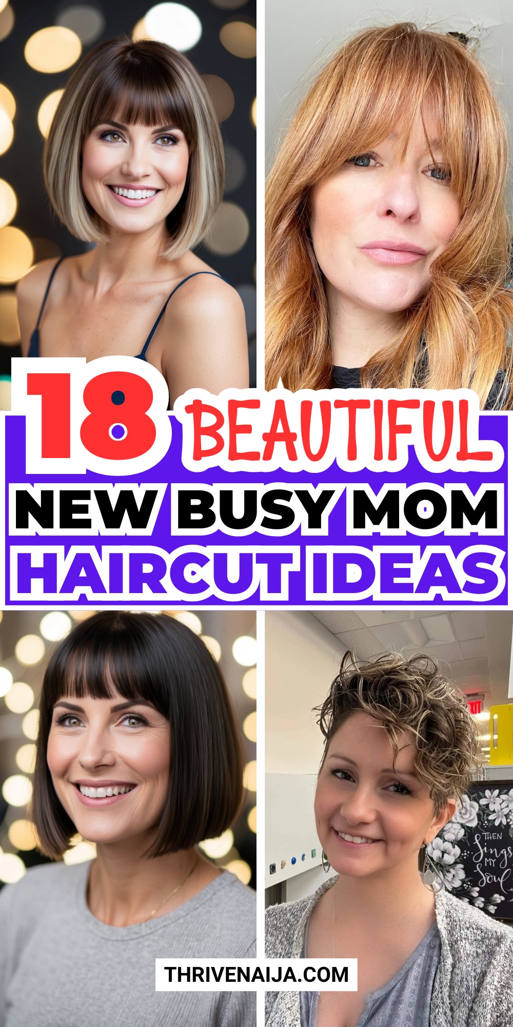 Stylish Busy Mom Haircut Ideas