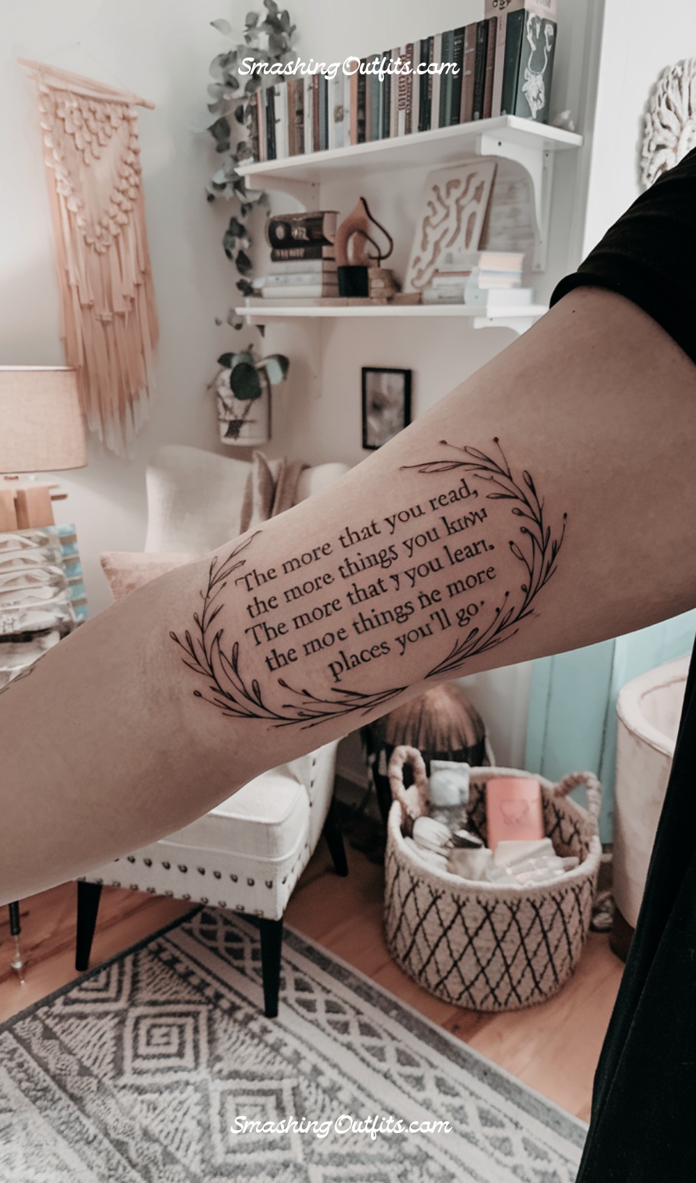 Readers' Words Tattoo Design