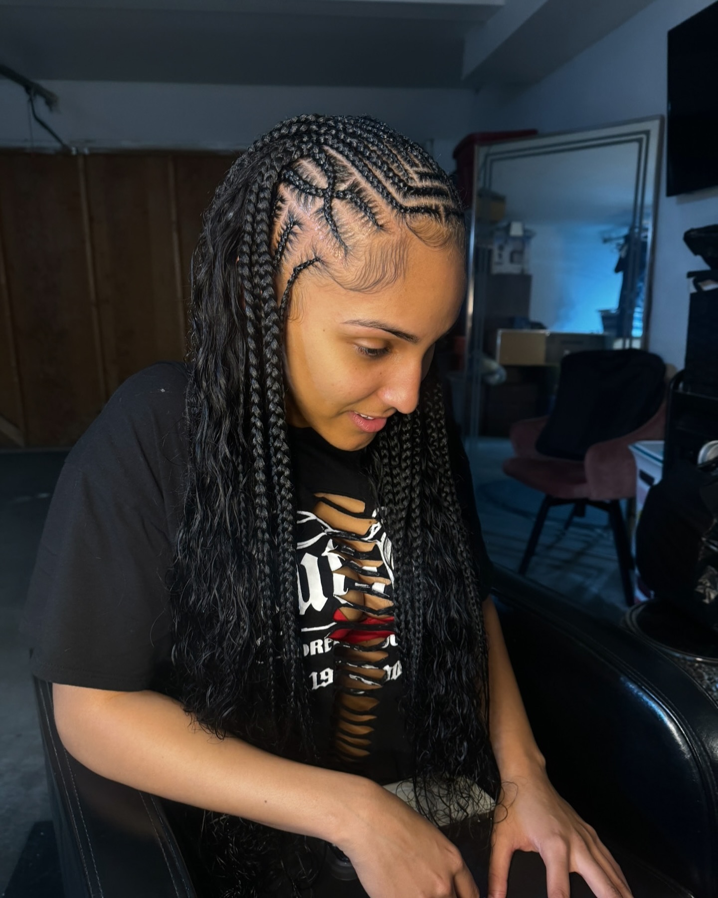 Cool Criss Cross Braid with Weaves