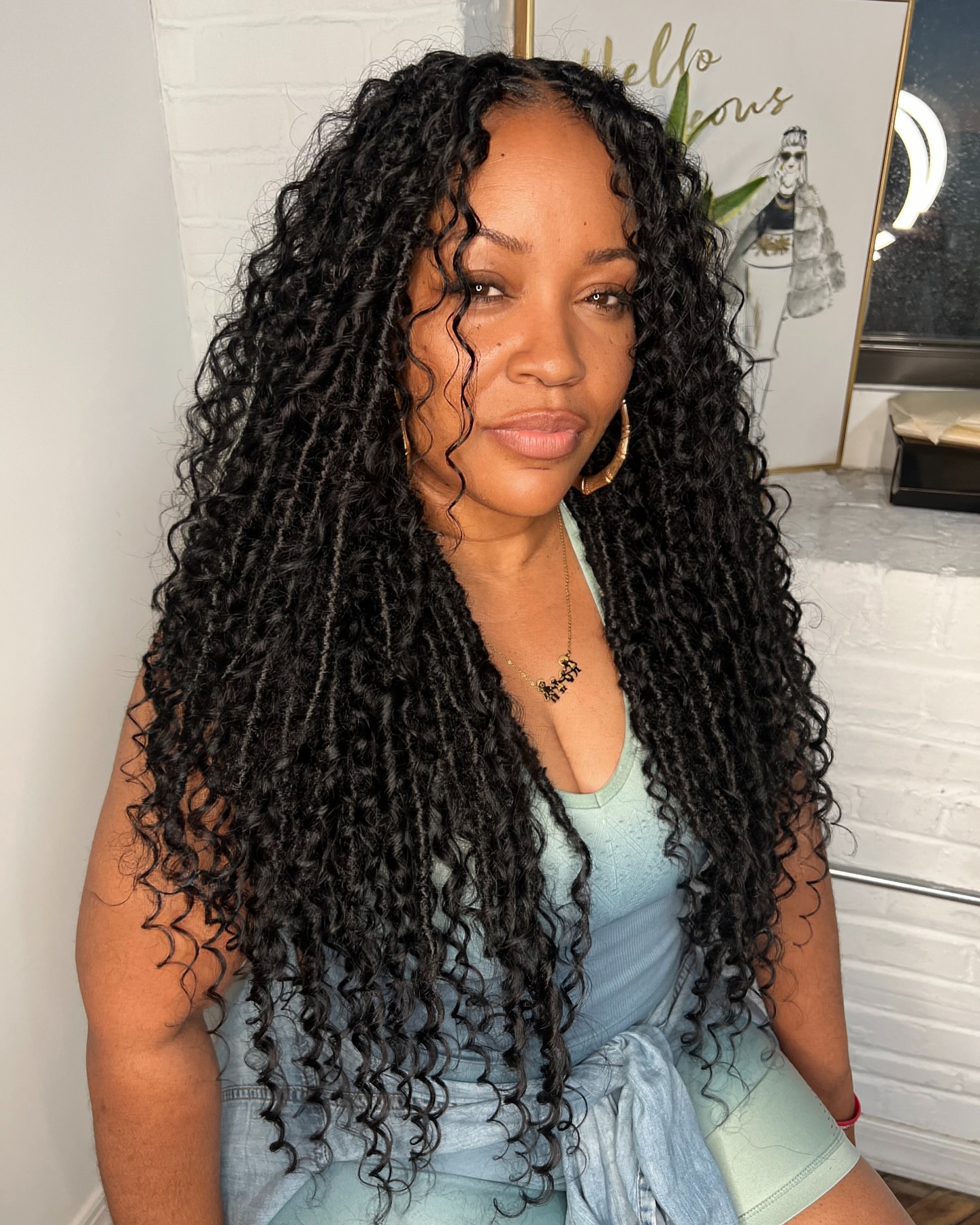 Crochet Butterfly Locs Hairstyle