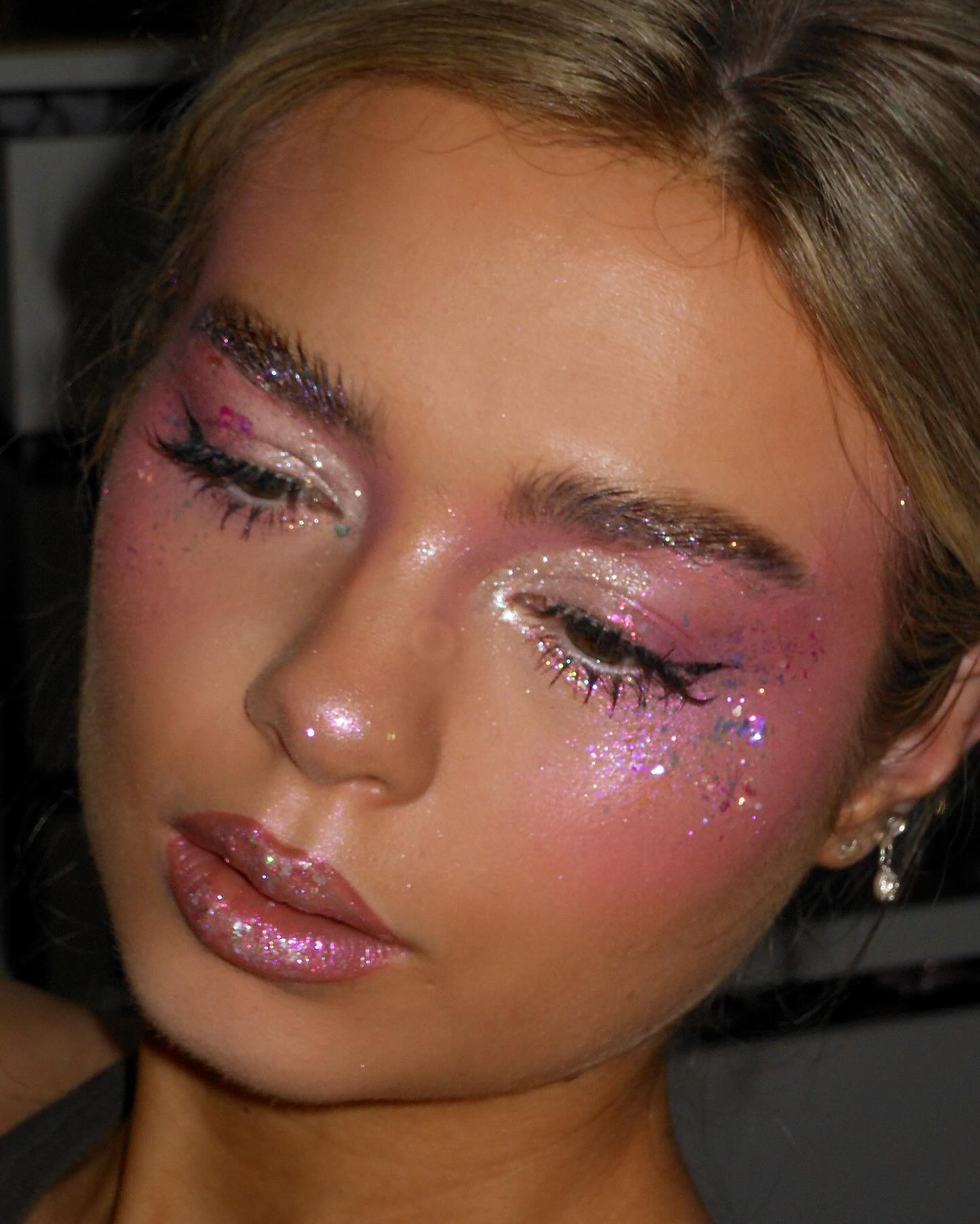 Dipped in Fairy Glitter Makeup