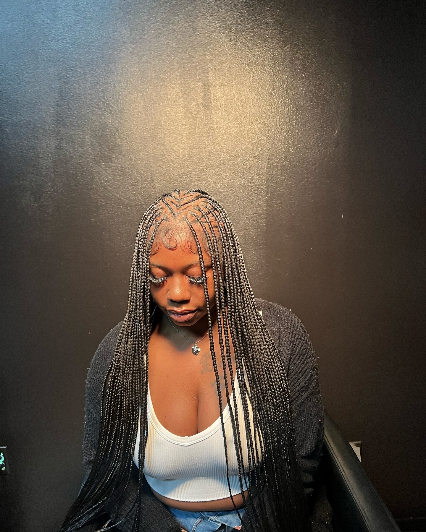 Flip Over Fulani Micro Braid