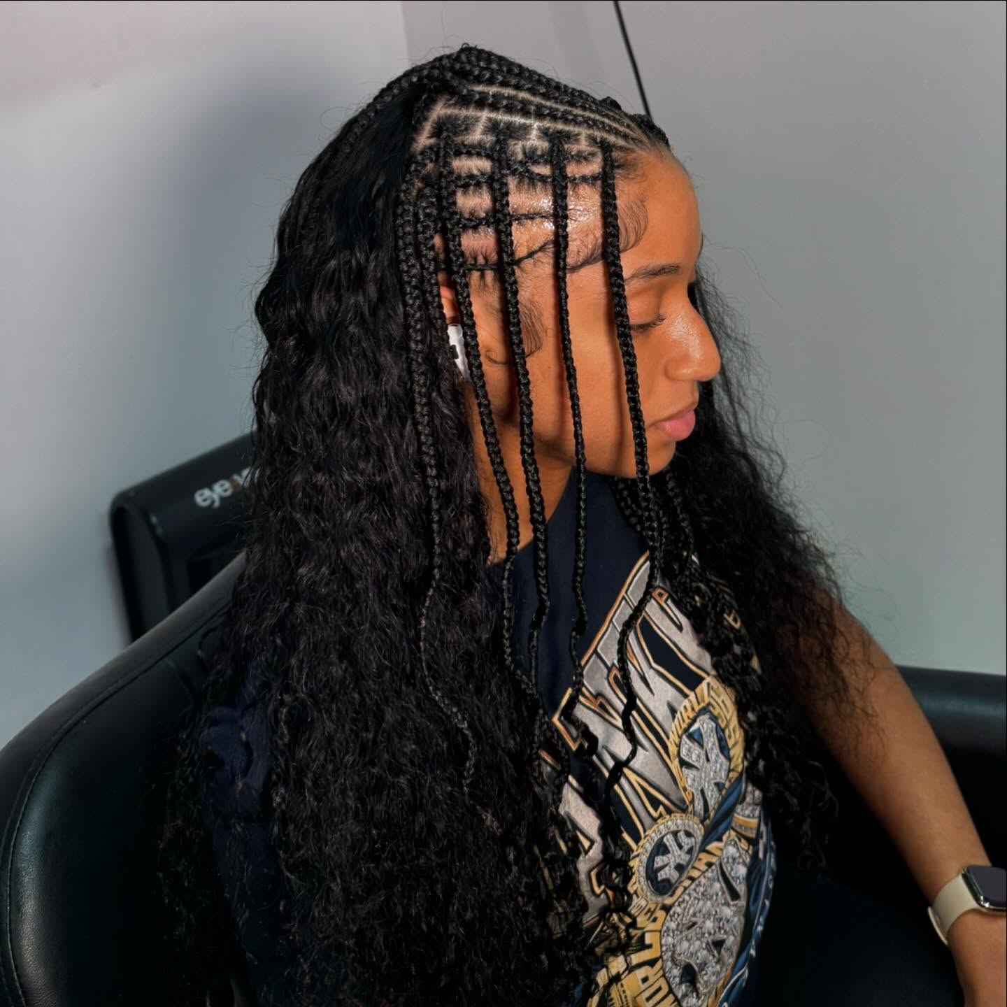 Freestyle Knotless Cornrow and Weaves