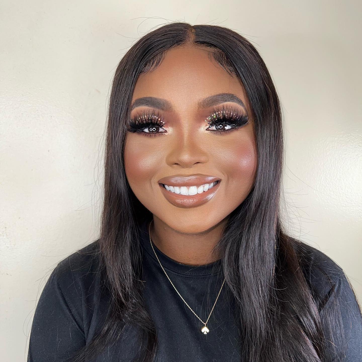 Glitter Glam with Rhinestones