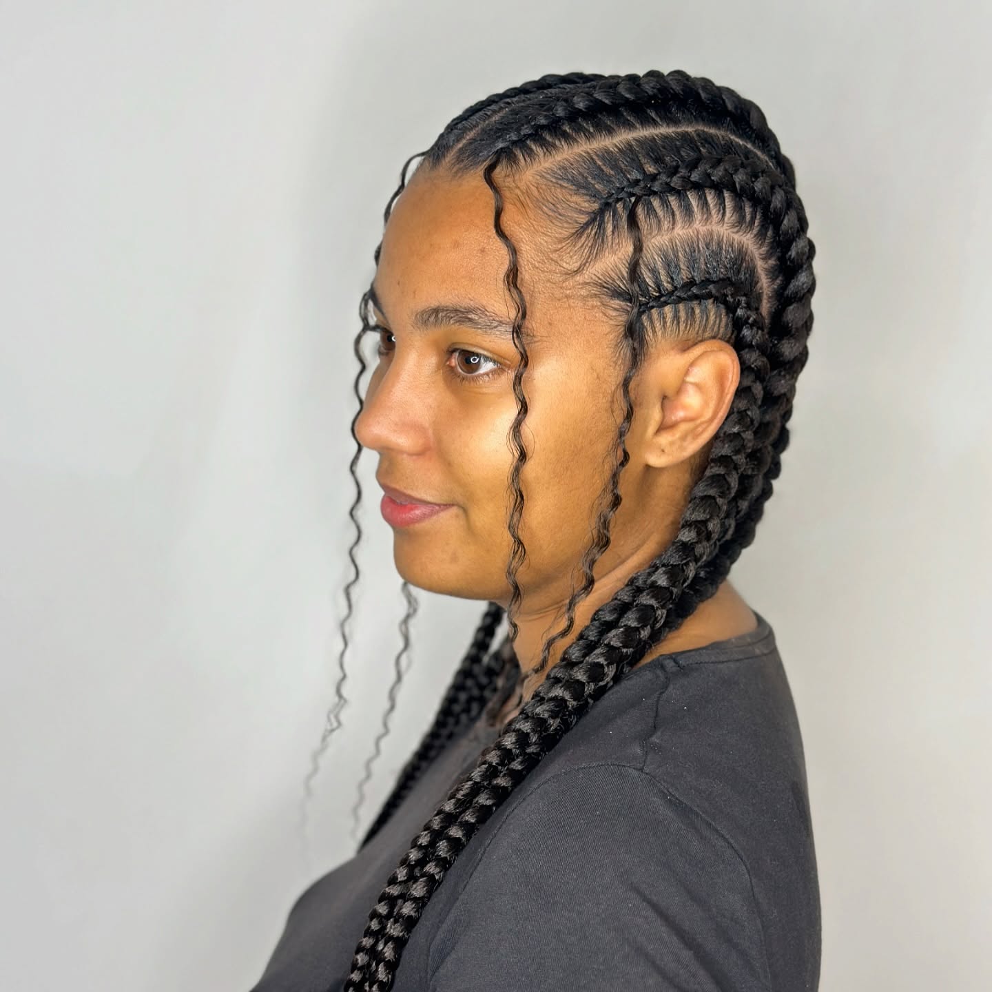 Goddess Braid Cornrows