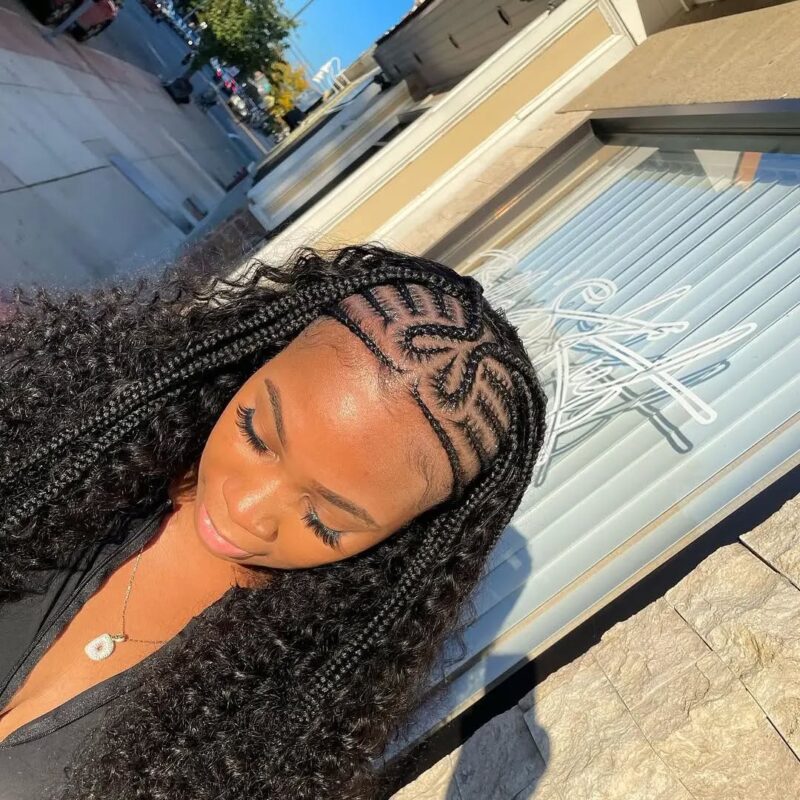 17 Braids With Quick Weave In The Back Ideas | ThriveNaija