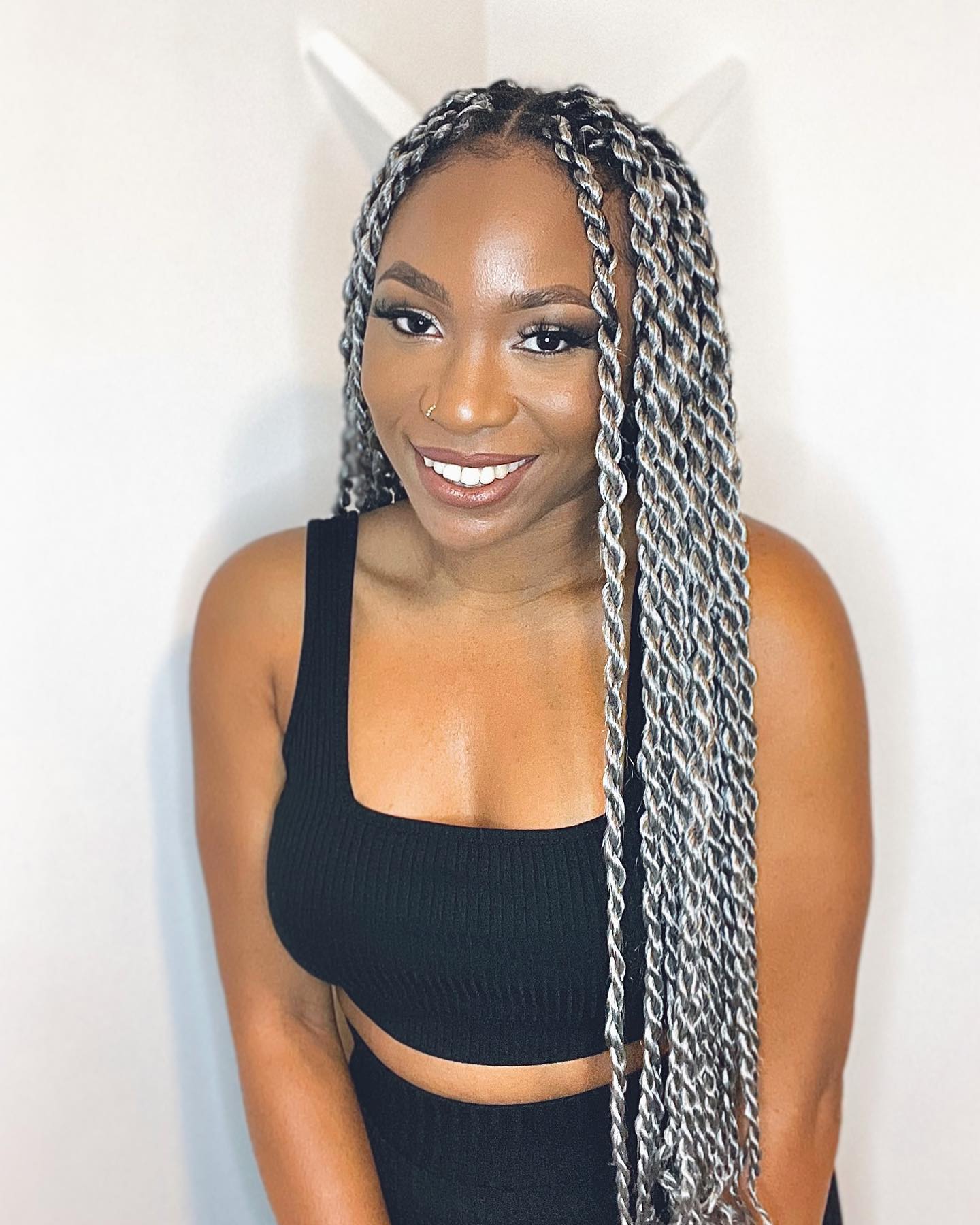 Knotless Senegalese Twist Hairstyle