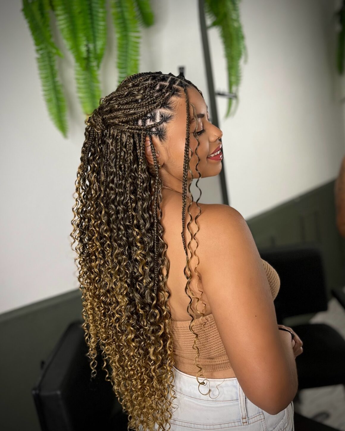 18 Gorgeous Medium Goddess Braids Ideas | ThriveNaija