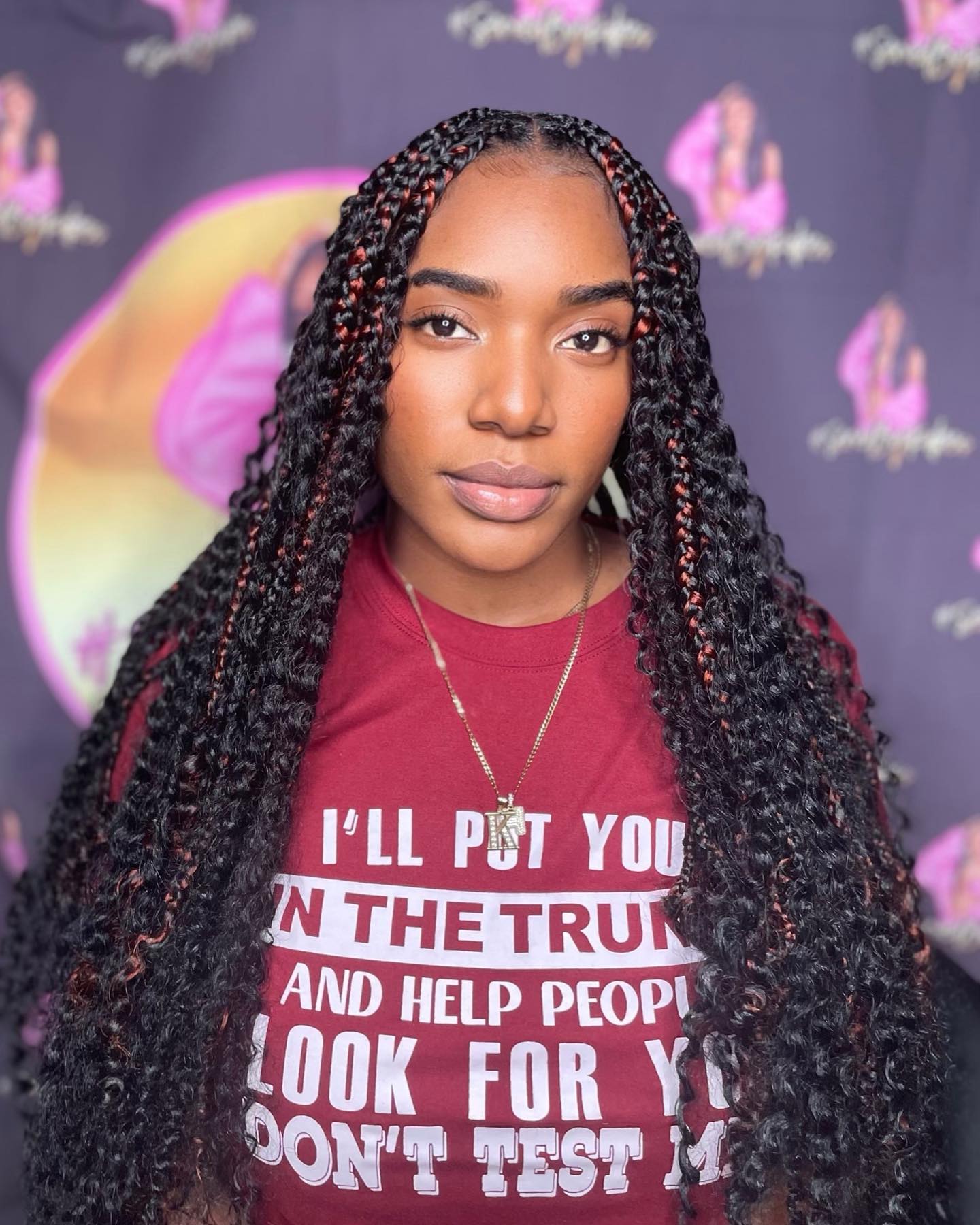 Mixed Extension Goddess Braids