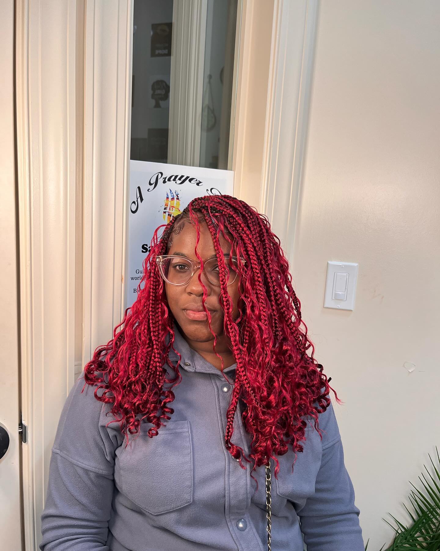 Red Medium Braid