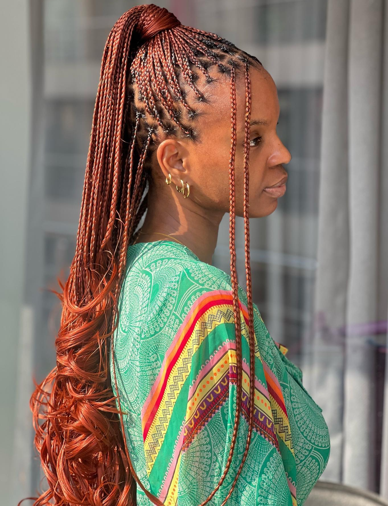 Micro French Braid Hairstyle