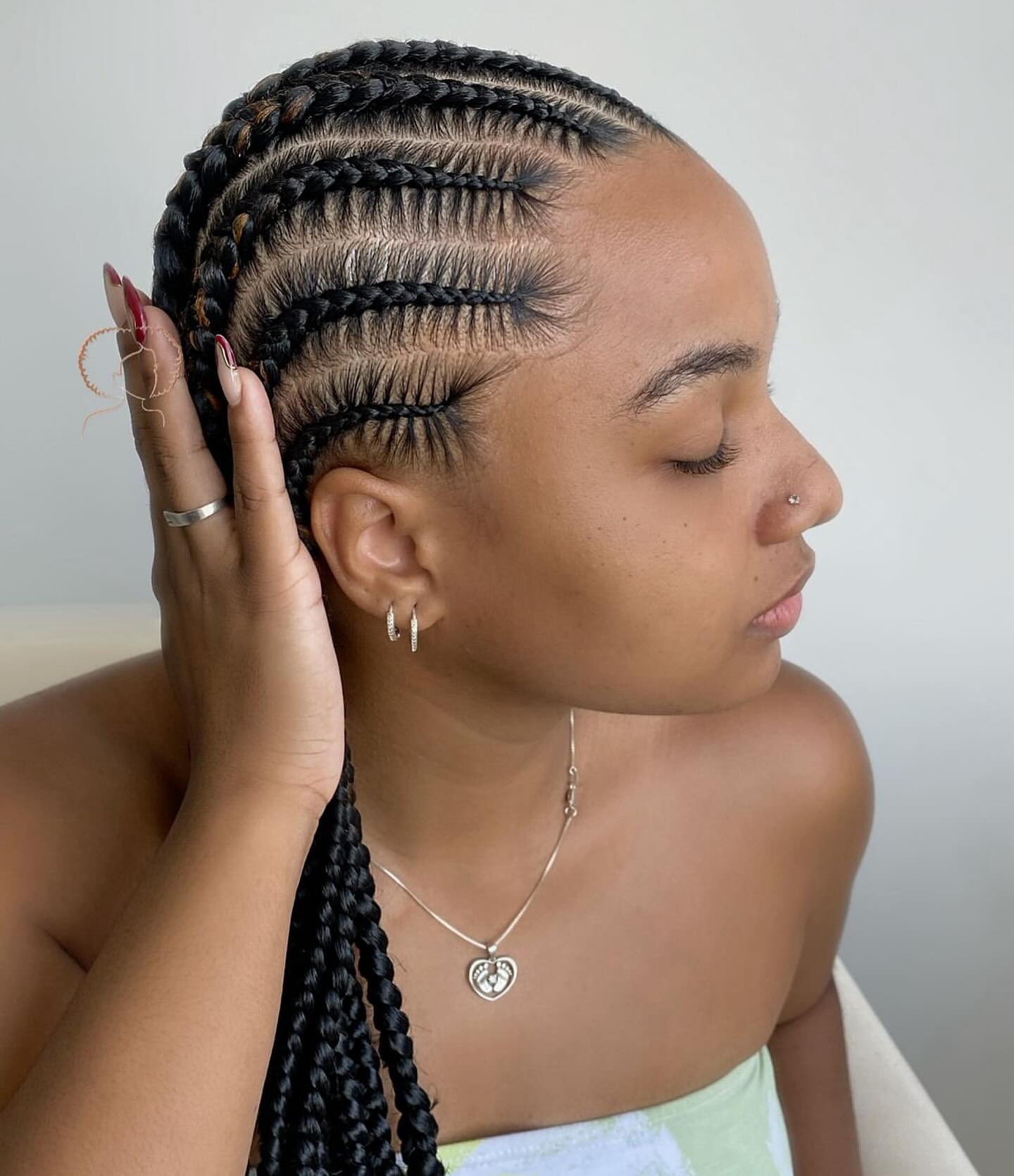 Attachment Stitch Braid Hairstyle