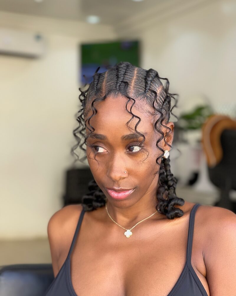 20 Cutesy Cornrows Natural Hair Ideas | ThriveNaija