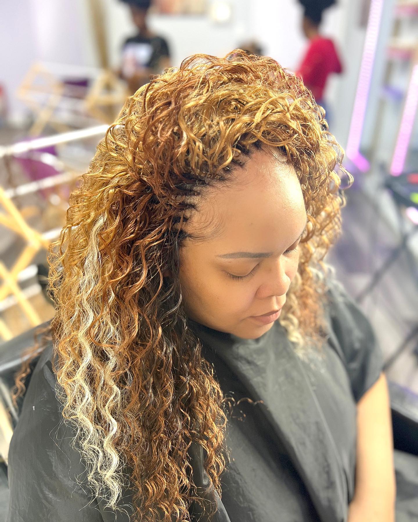 Colourful and Curly Tree Braids