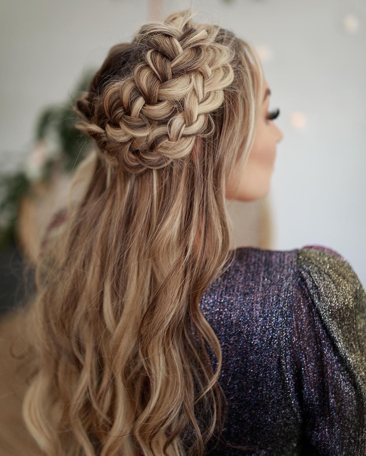 Double Dutch Halo Braid