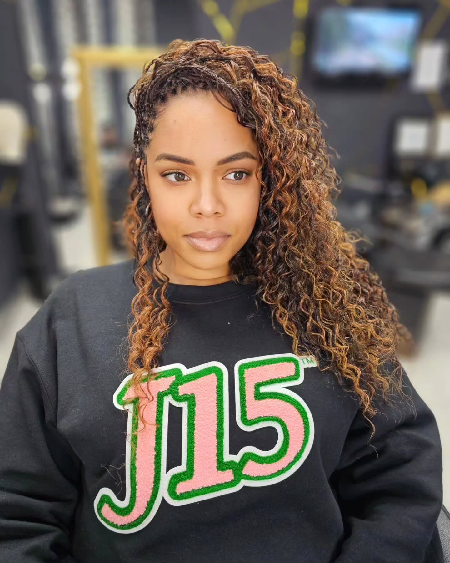 Individual Tree Braids Hairstyle