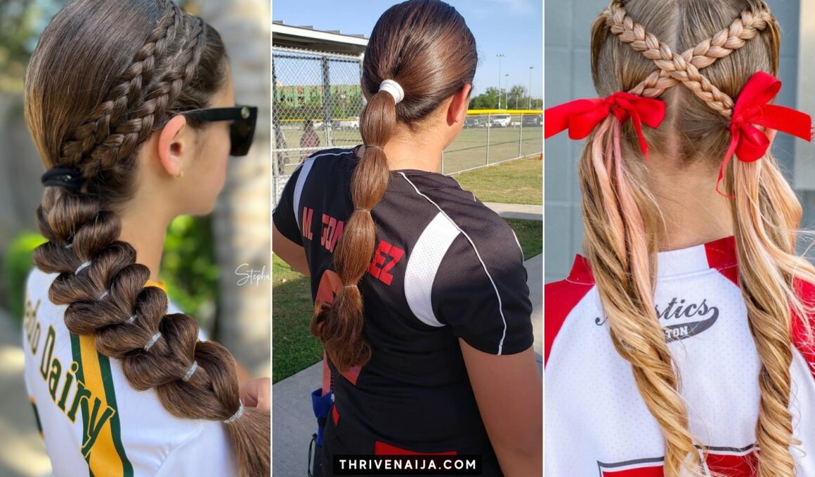 Softball Hairstyle Ideas