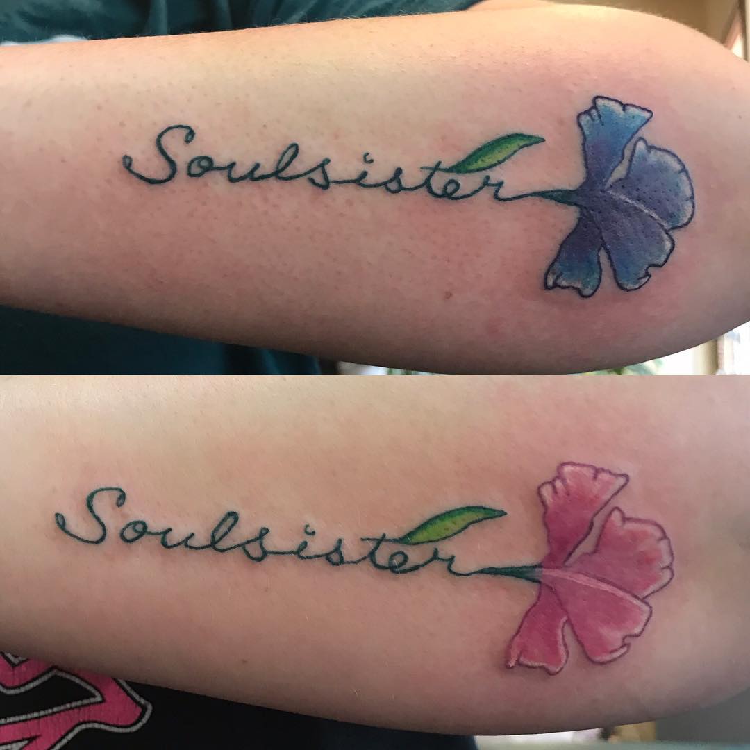 Flower Soul Sisters Tattoo
