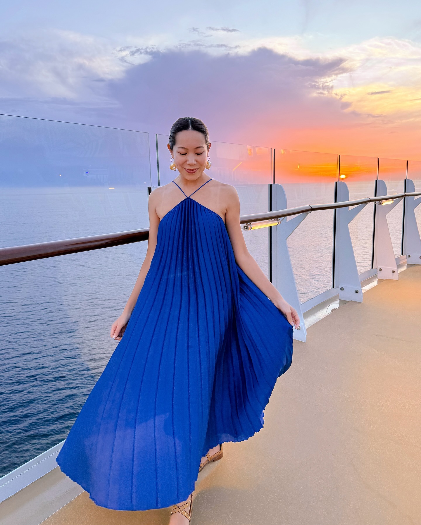 Leaf Top Cruise Dress