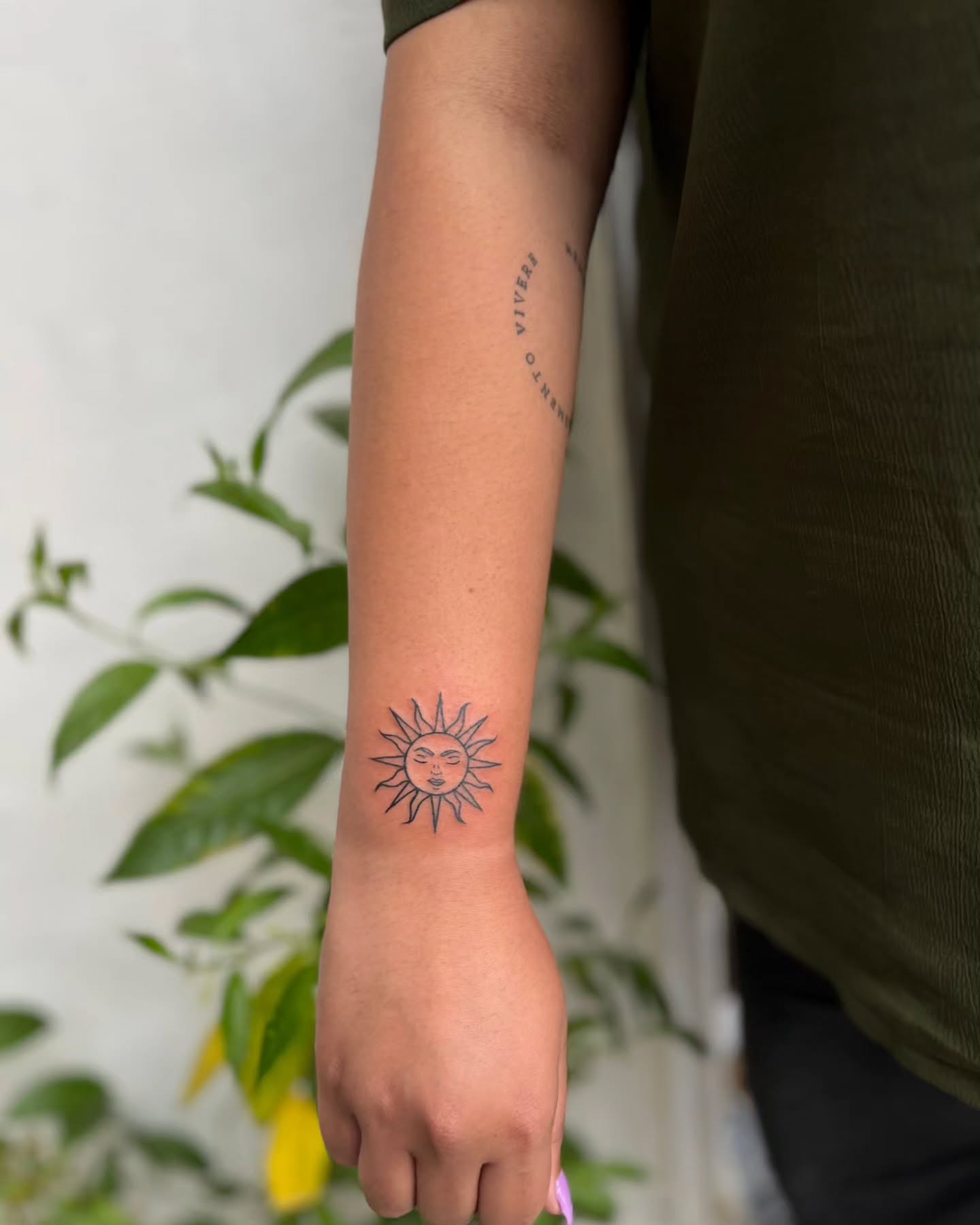 Sunshine Wrist Tattoo