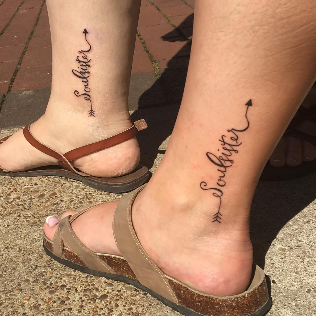 Dynamic Black Leg Tattoo