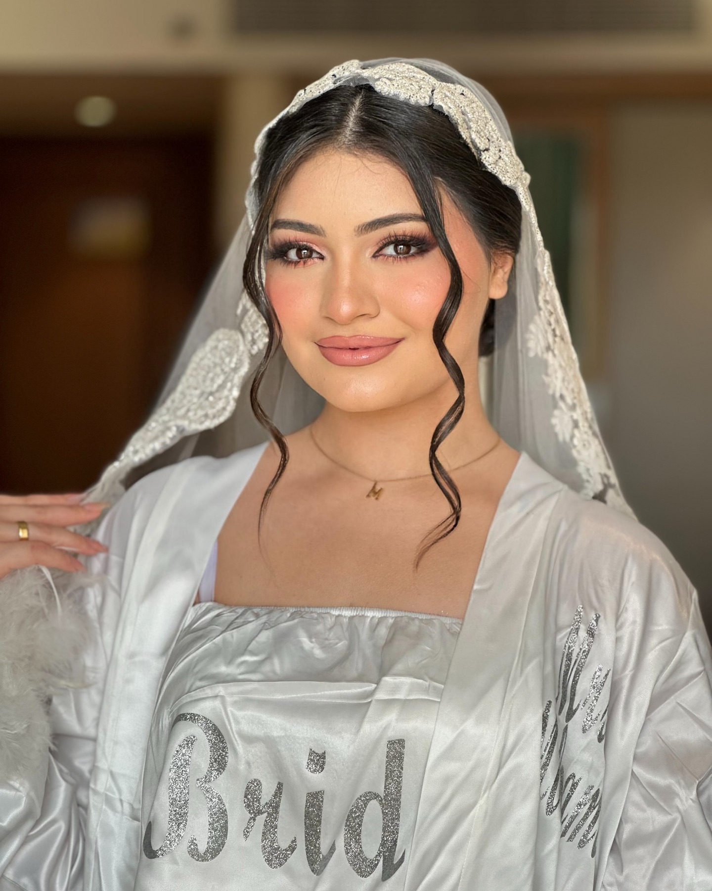 Bridal Hairstyle With Spiraling Base