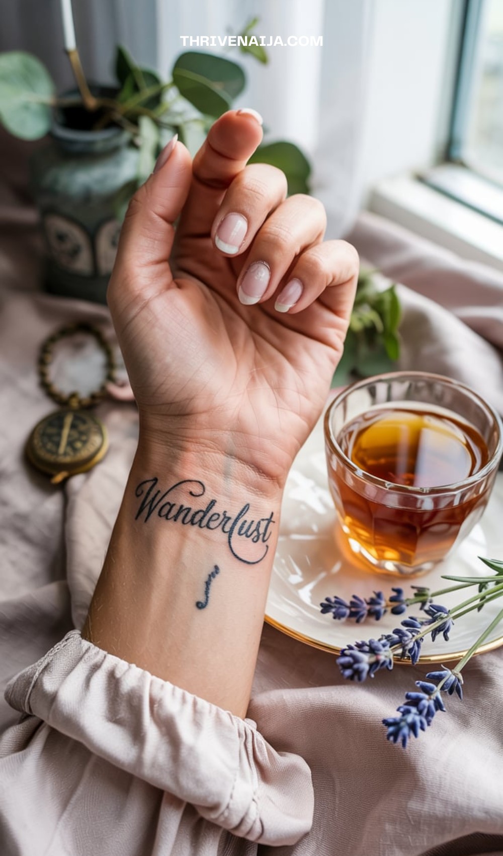Wanderlust Wrist Tattoo Style