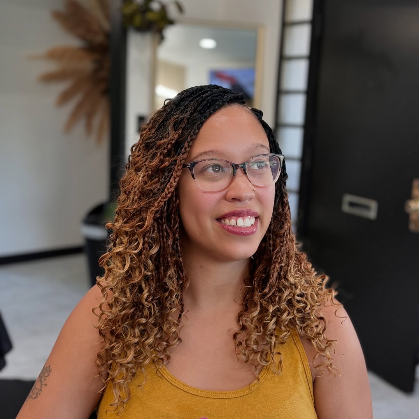 Simple Mixed Color Crochet Braid