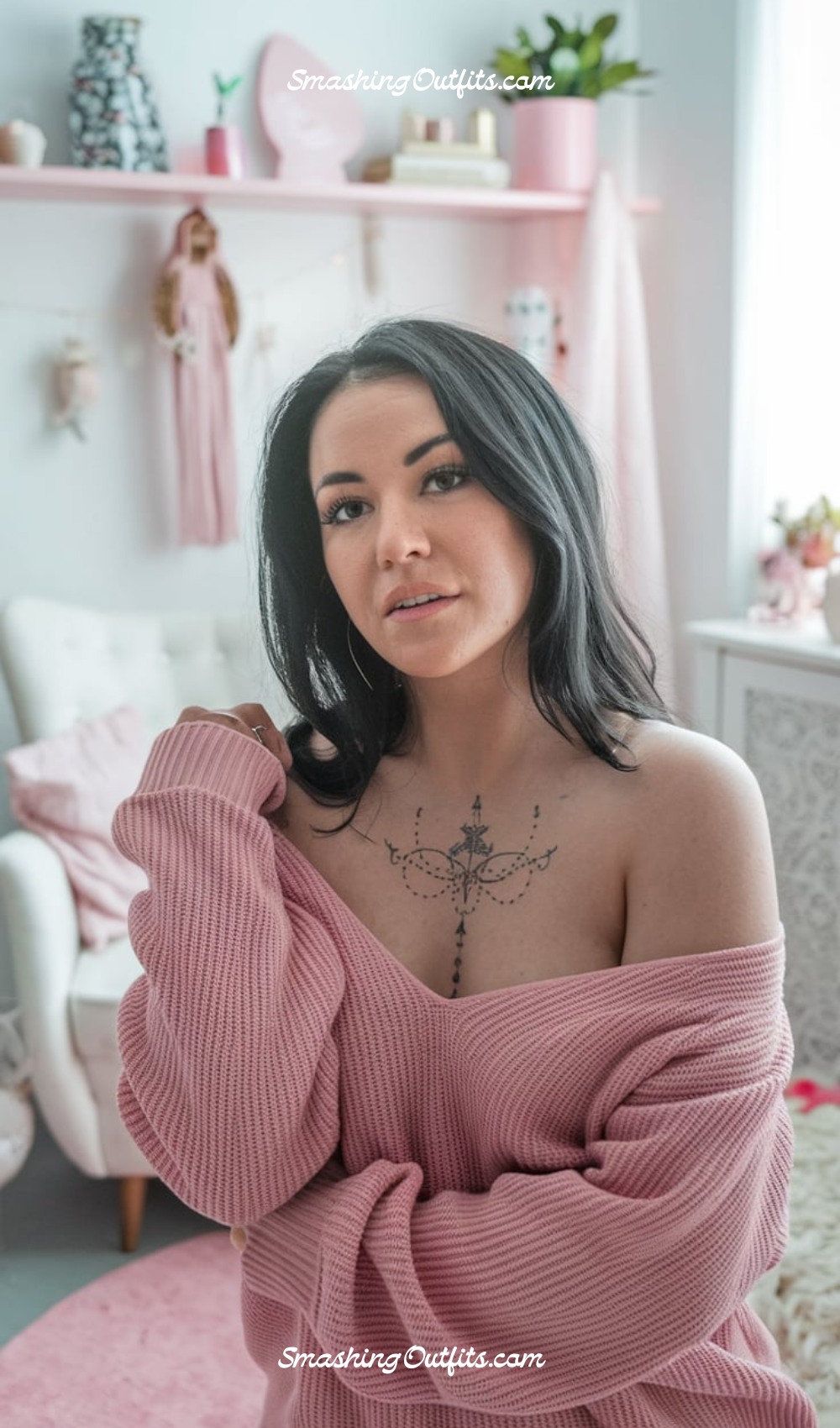 Simple Witchy Chest Tat