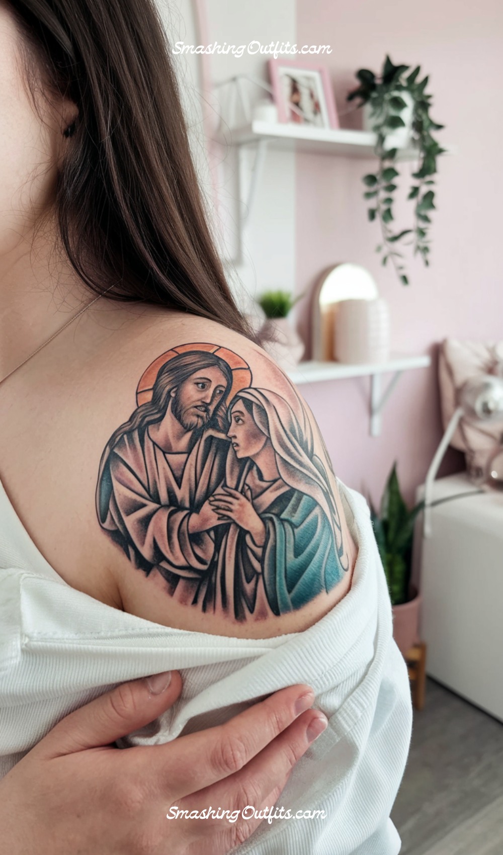 Symbolic Fine Line Tattoo