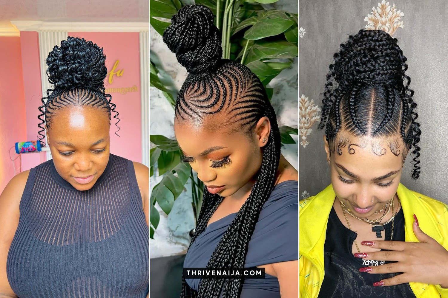 16 Black Braided Updo Hairstyle Ideas | ThriveNaija