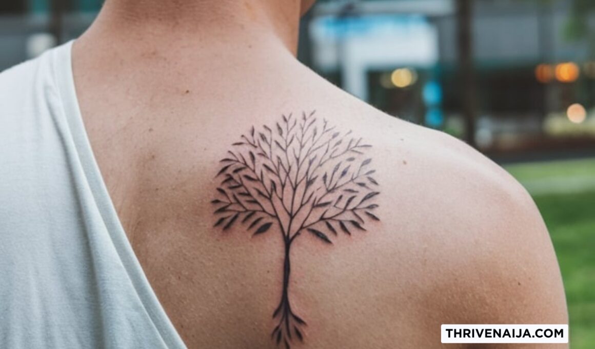 upper back tattoo