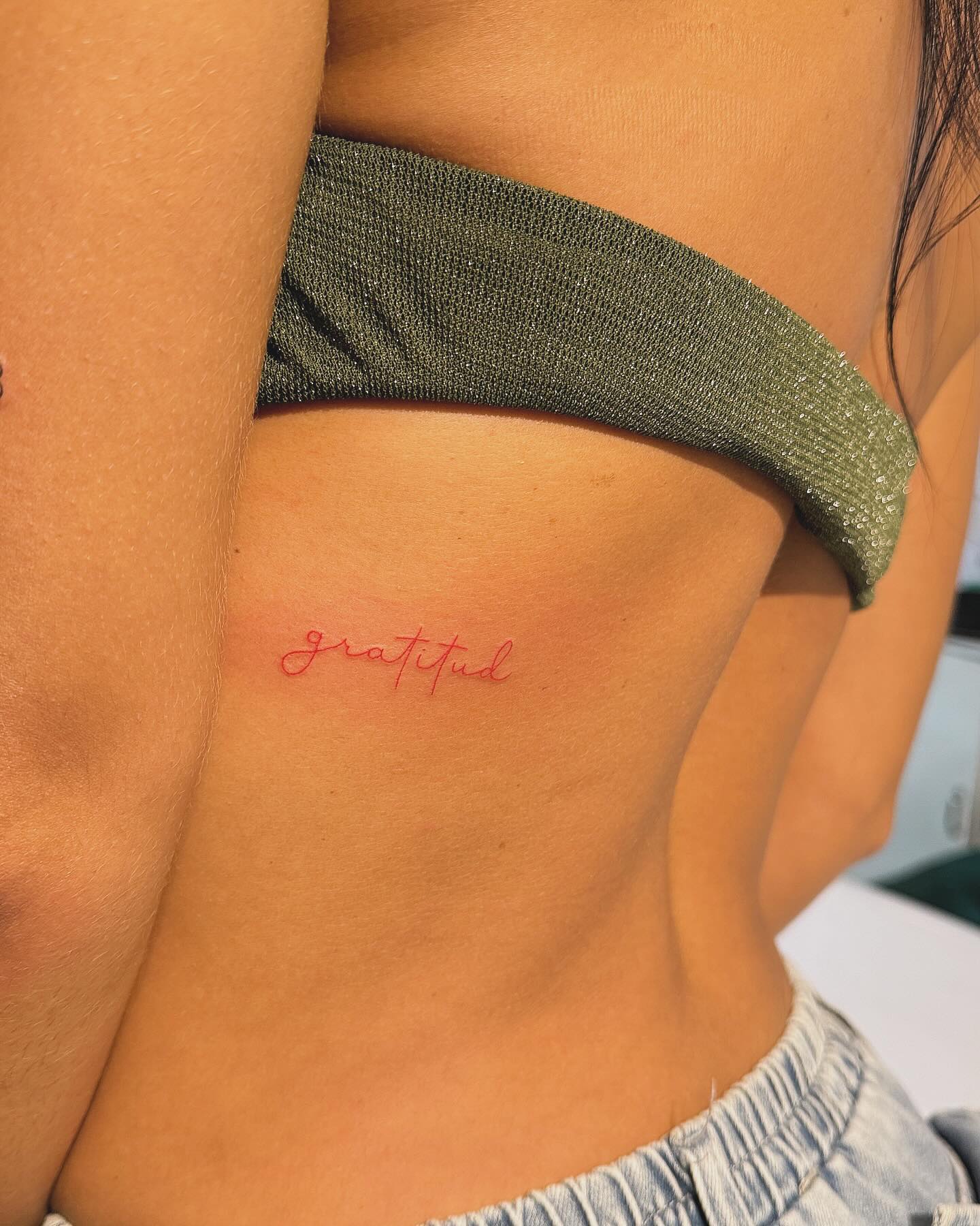 Small Dope Grateful Tattoo