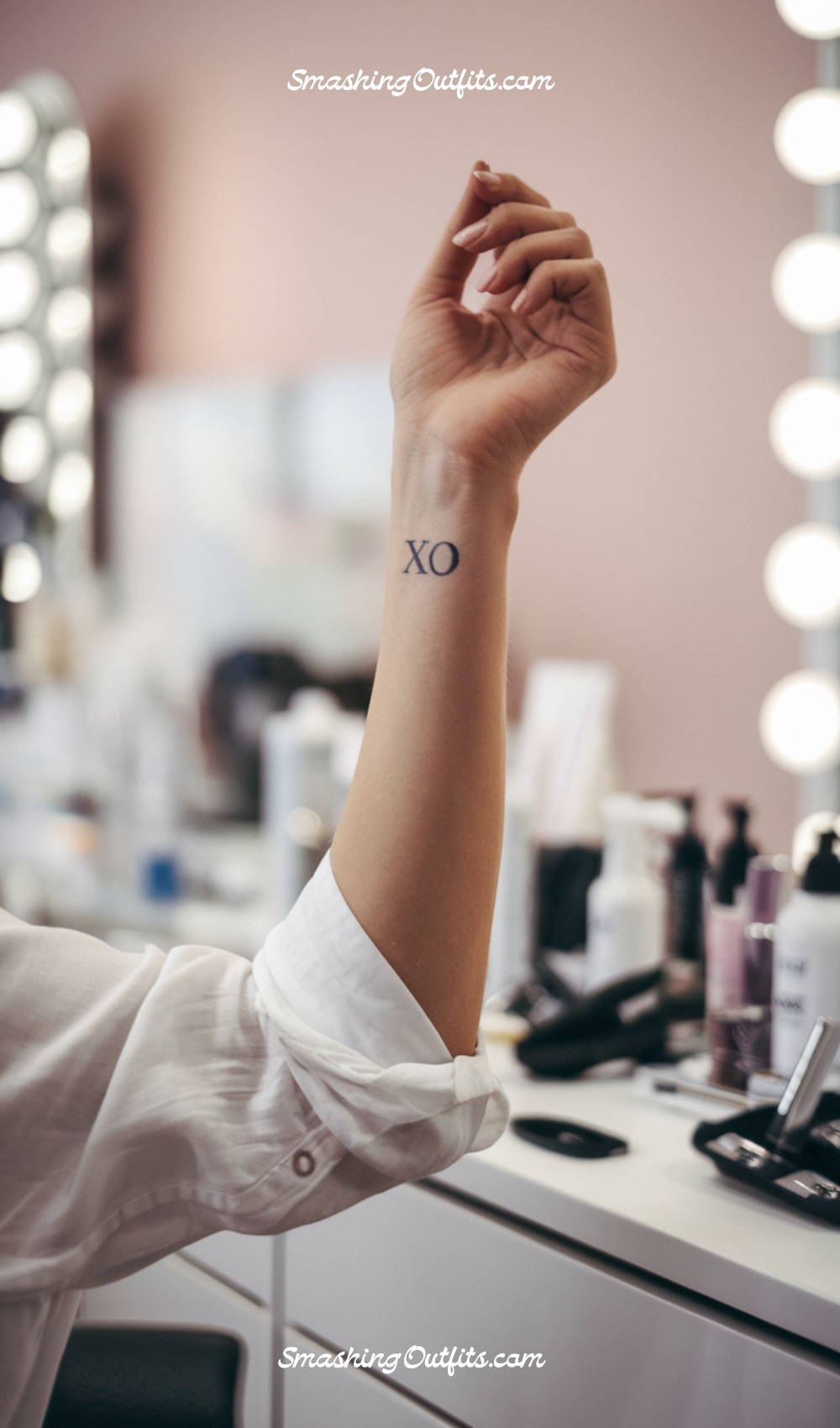 Cute Wrist XO Tattoo