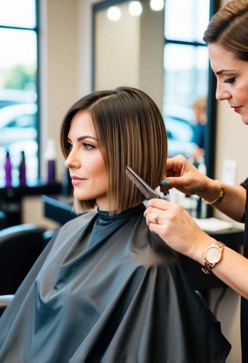 Textured A-Line Bob