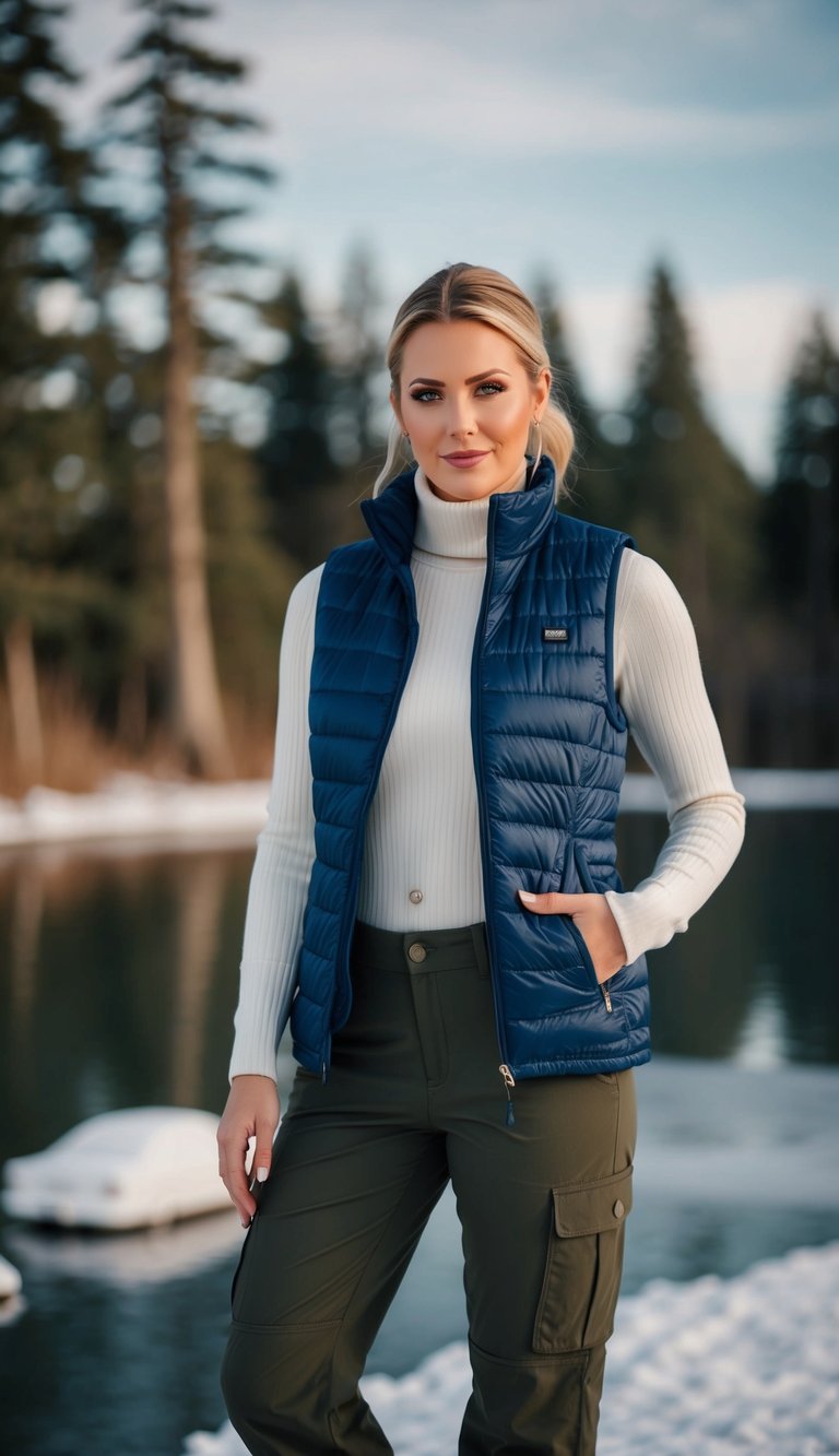 Quilted Vest and Thermal Underlayer