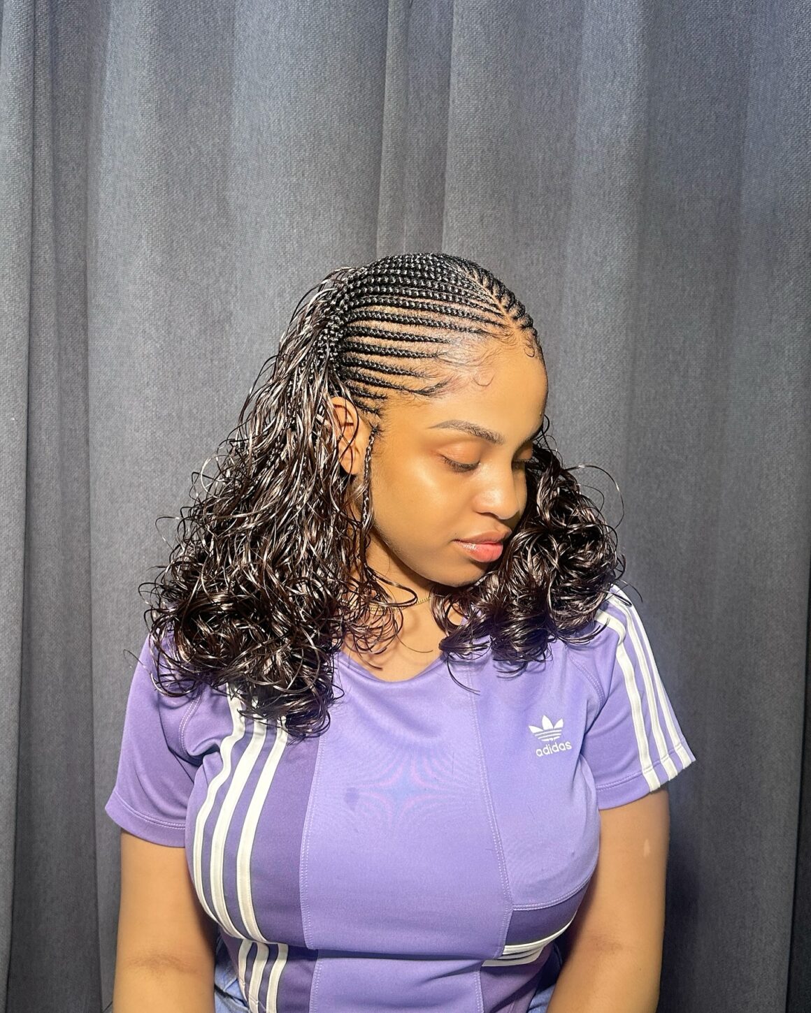 15 Short Fulani Braids Styles With Curls | ThriveNaija