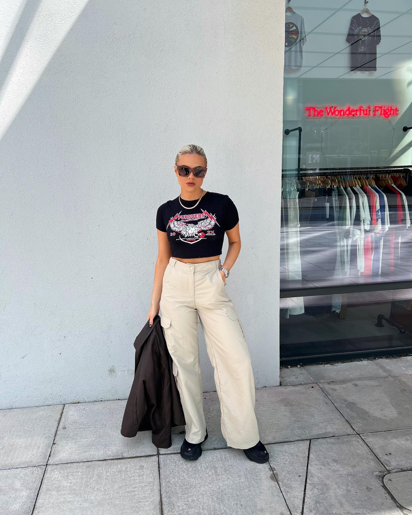 Casual Sneakers and Graphic Tee