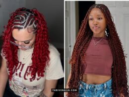 Red Braids Hairstyle Ideas