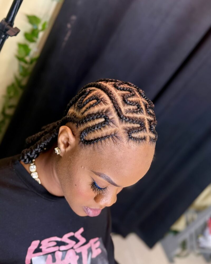 19 Stunning Big Cornrows Hairstyle Ideas | ThriveNaija