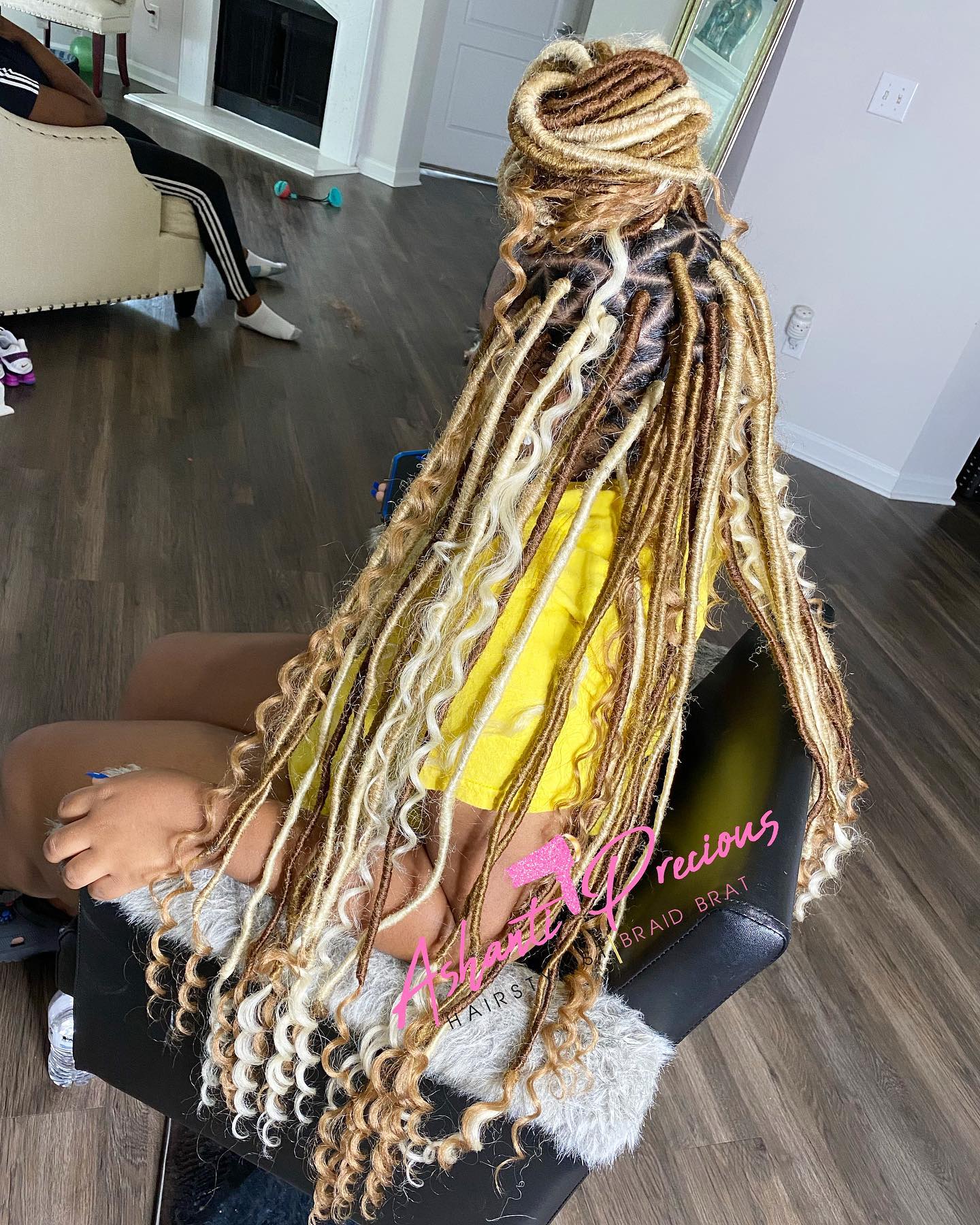 Gold And Silver Boho Locs