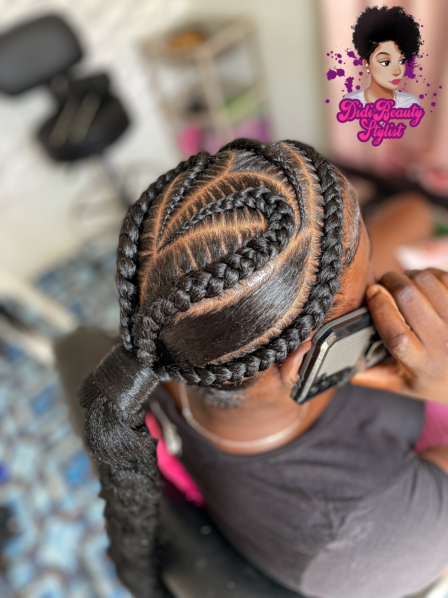 Ponytail stitch braid