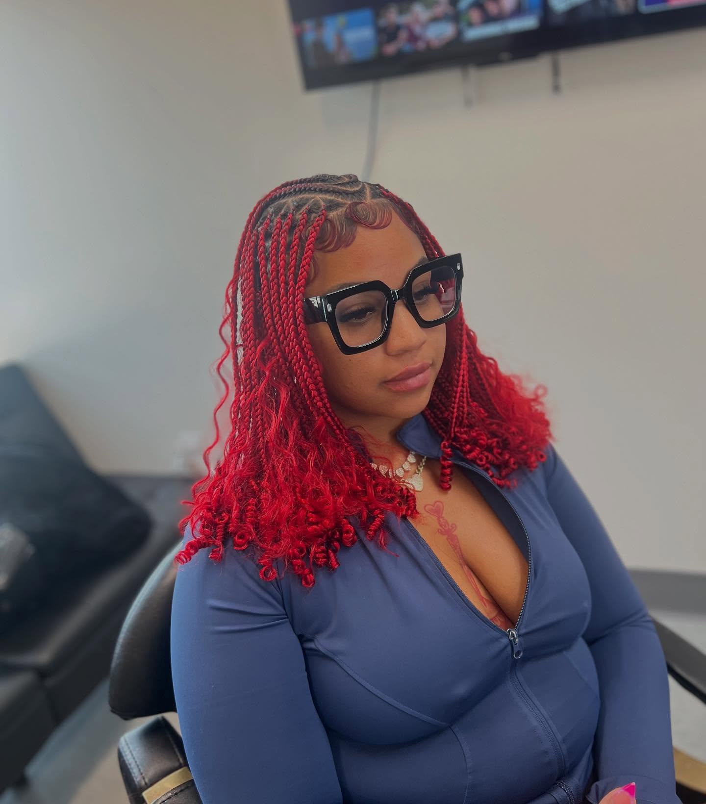 Fulani Bob With Boho Curls