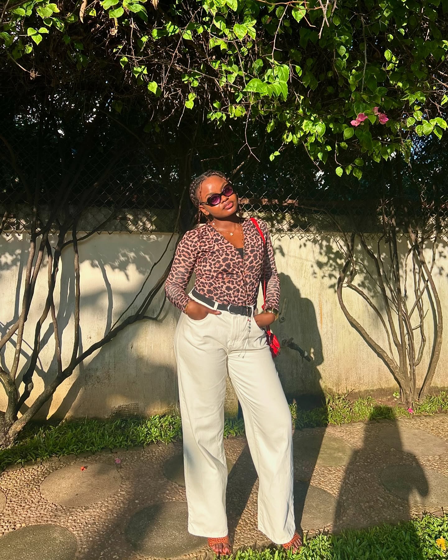 Chic Animal Print Summer Outfit