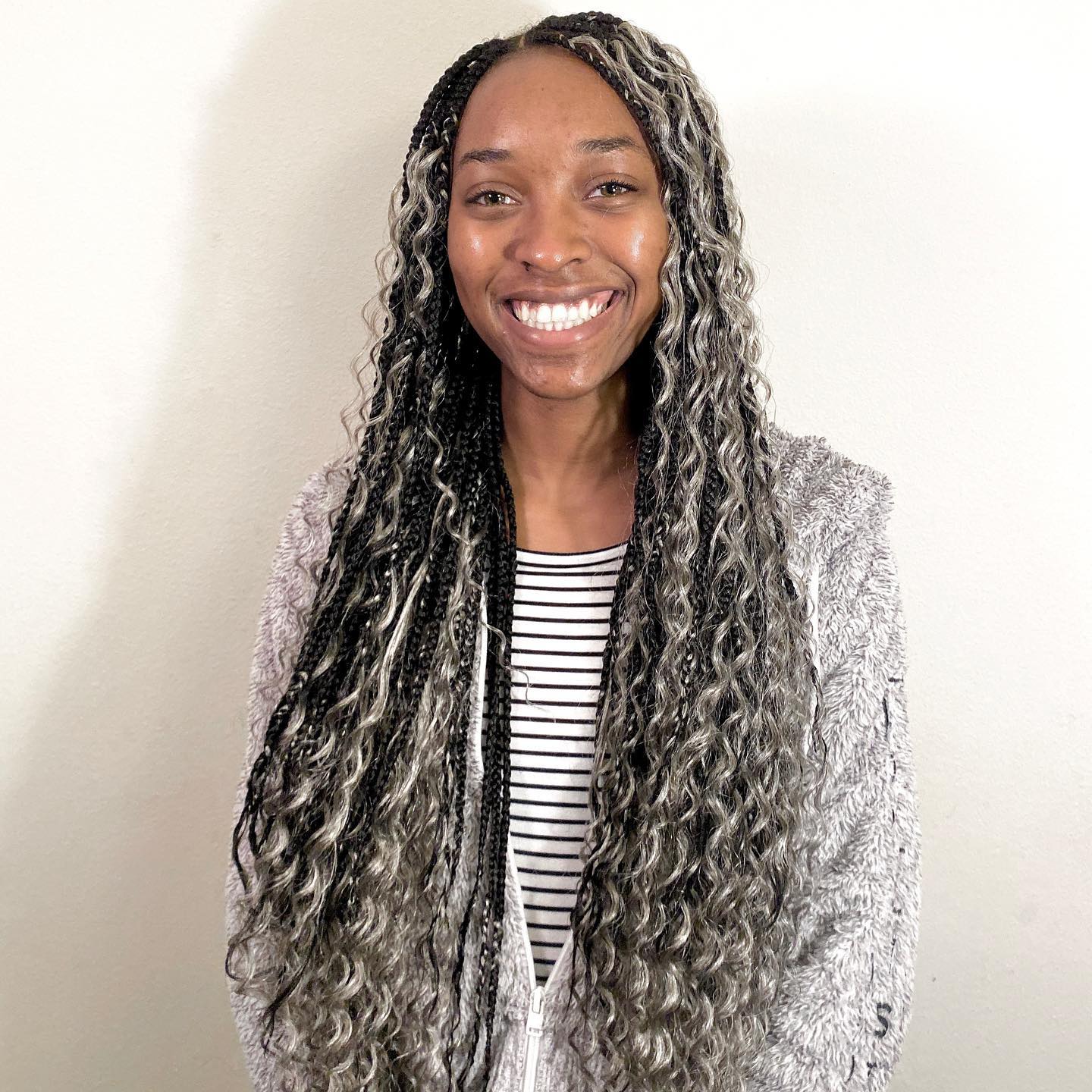 Mixed Colored Boho Braids